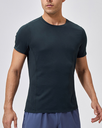 Short Sleeve Breathable Training Men's T-shirt S-2XL