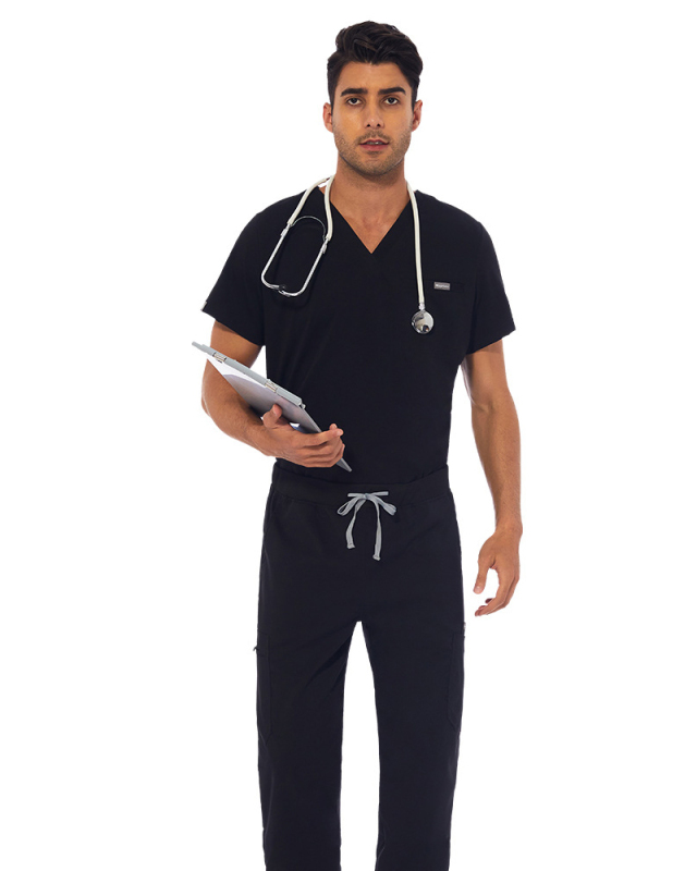 Unisex Hospital Nurse Clinic Beauty Salon Work Clothes Scrub Set XS-2XL