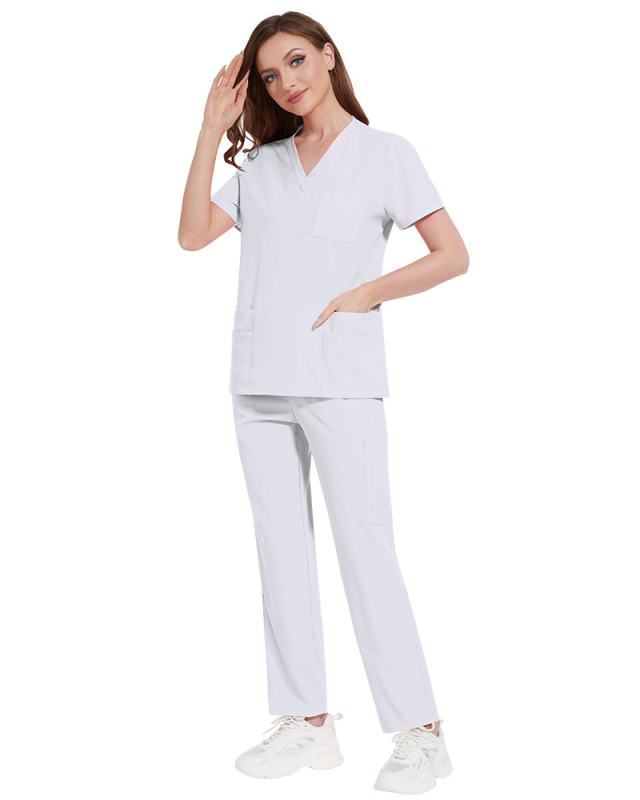 Multi Color Split Set Nurse's Clothing Work Clothes Protective Clothing Professional Workwear Technician's Clothing Scrub Set S-2XL
