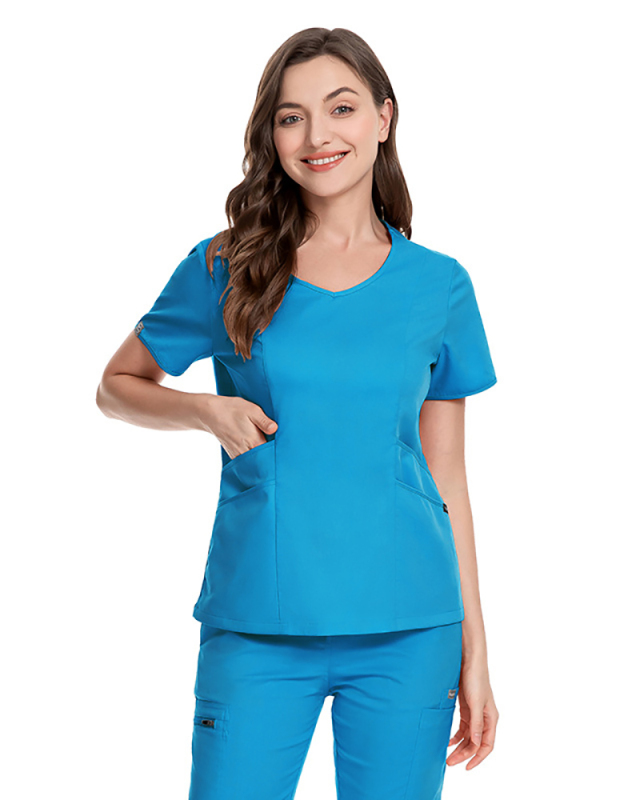 Leisure Elastic Hand Washing Clothes Beauty Salon SPA Doctor's Surgical Suit Set Scrub Set XS-2XL