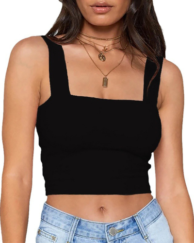 Women's Summer Fashion Women's T-Shirt Sexy Umbilical Top XS-L
