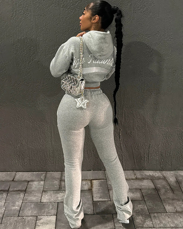 Sporty Wholesale Women Leisure Two Piece Pant Set S-L