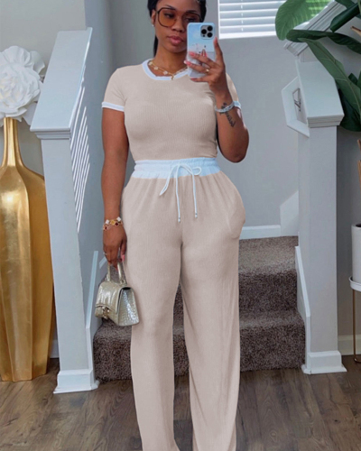 Wholesale Leisure Women New Daily Wear Two Piece Pant Set S-XXL