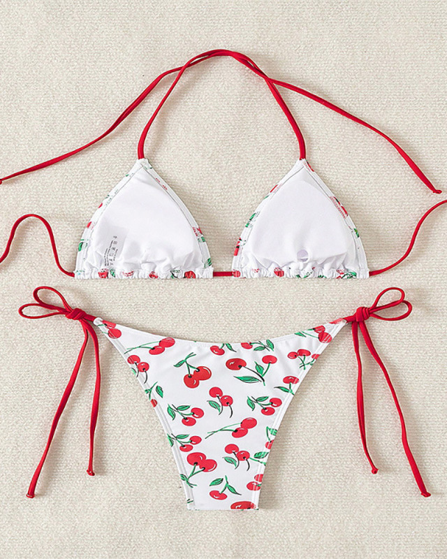Printed Wholesale Girl Beach Bikini Set XS-L