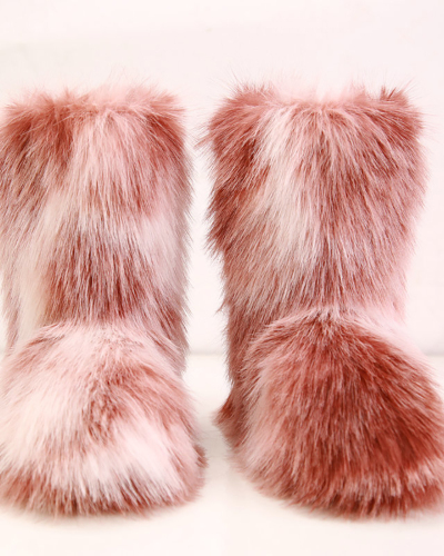 Wholesale Winter Women Fur Boots 34-44