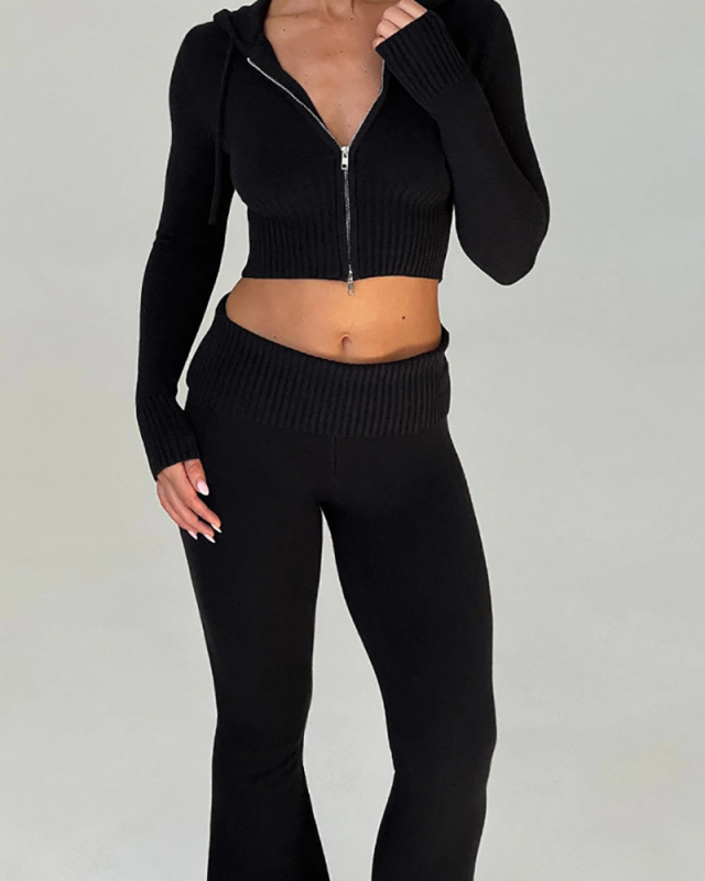 Women Leisure Wholesale Fashion Two Piece Pant Set S-L