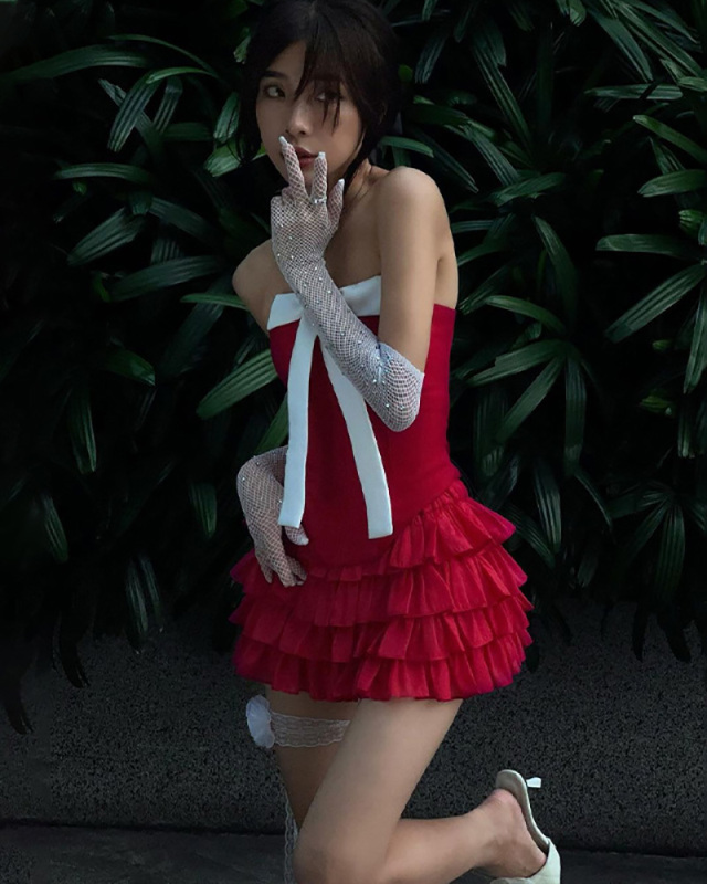 Strapless Cute Girl Sleeveless Dress S-L