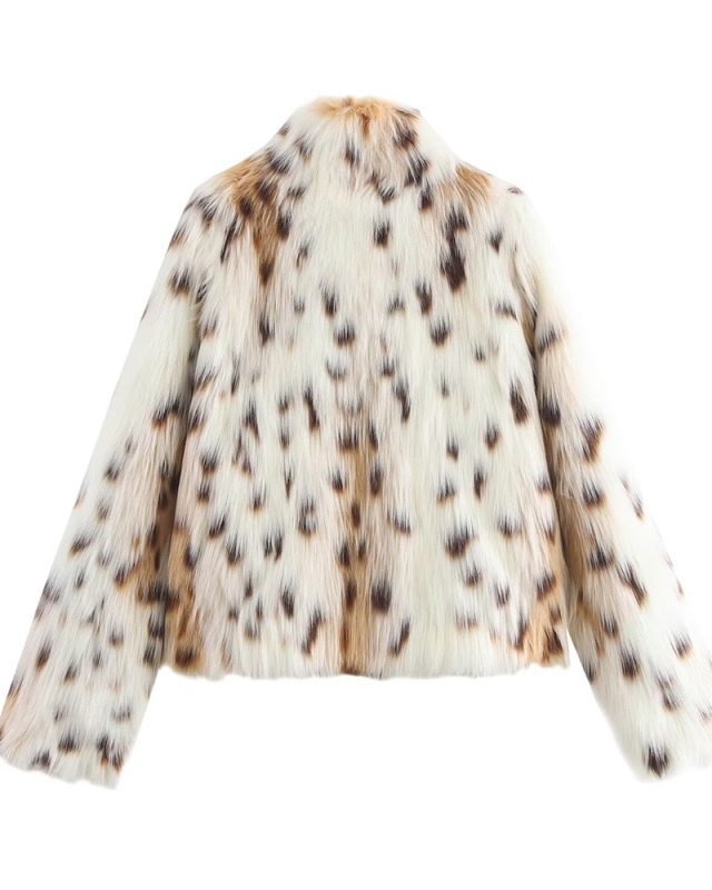 Winter Hot Sale Fashion Girl Fur Coat XS-L
