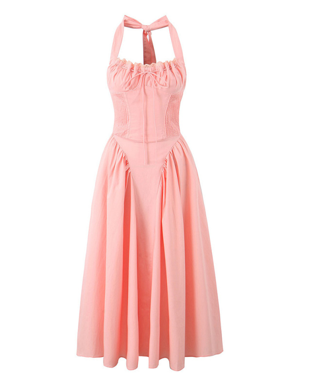 Sleeveless Cute Summer Long Vacation Dress S-L