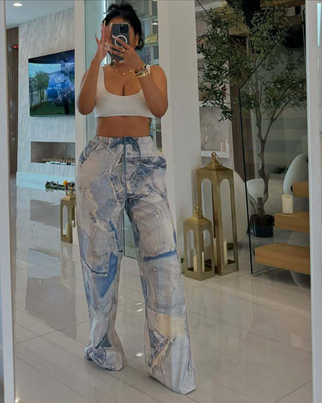 Wide Leg Women Wholesale Fashion Trousers Pants S-XXL