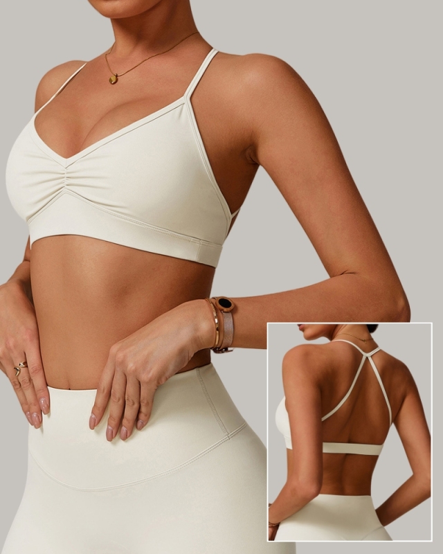 Customized Women Sling Sports Running Bra S-XL