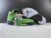 Air Jordan 5 Oraegon Shoes green