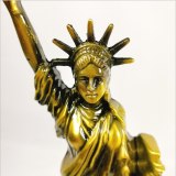 Antique Bronze The Statue of Liberty Replica Model Metal American New York Figurine World Famous Landmark Architecture