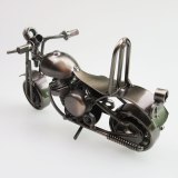 Creative Metal Crafts Furnishing Iron Motorcycle Model Design Birthday Gift Home Decortaion Accessories Figurines 15x6x7.5cm