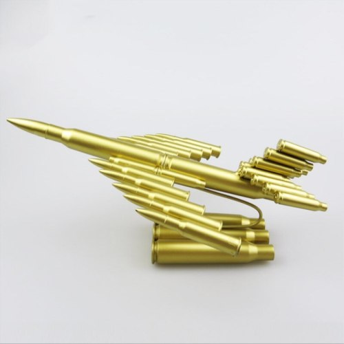 Bullet Shell Crafts Airplane Model Home Decoration Creative Gift Souvenir Alloy Ornaments Home Decoration Accessories
