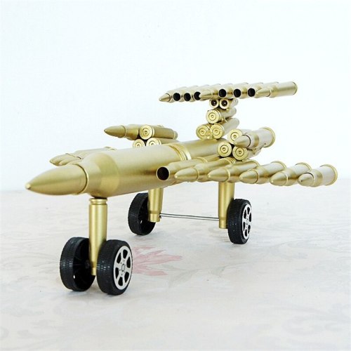 Delicate 53 Aircraft Model Furnishing Article Memorial Gift Souvenir Simulation Bullet Shell Craft Collection for Room Ornaments