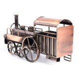Classical 3D Handmade Train Model Matel Iron Horse Decoration Car Artwork Steam Train Ornament Souvenirs Dispaly Children Toy