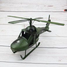 Classical 3D Handmade Helicopter Model Copter Decoration Plane Ornament Aircraft Airplane Toy Vintage Airwork Souvenirs Gift 1KG
