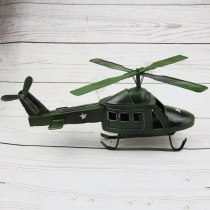 Classical 3D Handmade Helicopter Model Copter Decoration Plane Ornament Aircraft Airplane Toy Vintage Airwork Souvenirs Gift 1KG