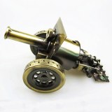 Classical 3D Handmade Cannon Decoration Weapon Ornament Artillery Dispaly Souvenirs Artwork Gift Salute Model Mortar Metal Iron