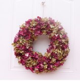 Floral Artificial Rose Wreath Door Hanging Wall Window Decoration Wreath Holiday Festival Wedding Decor