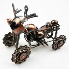 New Design 3D Handmade Beach Bike Model Motorbike Decoration Motorcycle Ornament Motor Artwork Dispaly Moto Fans Gift Wheel Gear