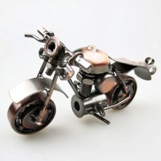 Classical 3D DIY Handmade Motor Model Car Ornament Motorbike Decoration Motorcycle Dispaly Souvenir Gift Copper Plate Iron Metal