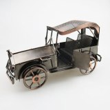 Vintage 3D Handmade Classic Car Model Truck Ornament Bubble Car Automobile Decoration Automotive Display Touring Car Souvenirs