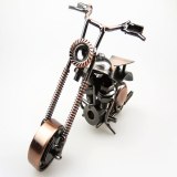 Classical 3D Handmade Motor Model Scrambling Motorcycle Decoration Simulation Motorbike Ornament Racing Motorcycle pattern Toy