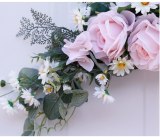 Artificial flower garland Rose lintel strip for wedding door decoration door decor rose garlands wedding arch