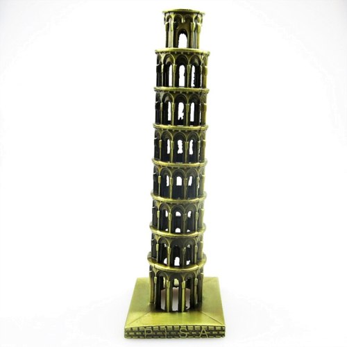 Classical 3D Handmade Leaning Tower of Pisa Decoration Tower Model Torre Pendente Display Campanile di Pisa Toy Torre di Pisa