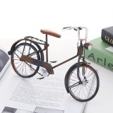 Vintage 3D Handmade Iron Material Home Cafe Ornament Classic Car Jewelry Bicycle Decoration Bike Model Mine bicycle Diy Toy Gift