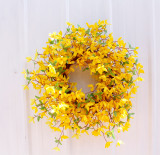 Copy Simulated Wreath Door Wall Decoration Bridal Bouquet Fake Plants Cascading Holding Flower With Faux Pearls Wedding Party Props