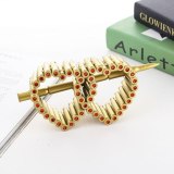NewDesign Handmede Heart Model Iron Material Simulation Bullet Shell Ornament Love Gift for Wife Crystal Charm Bullet Decoration