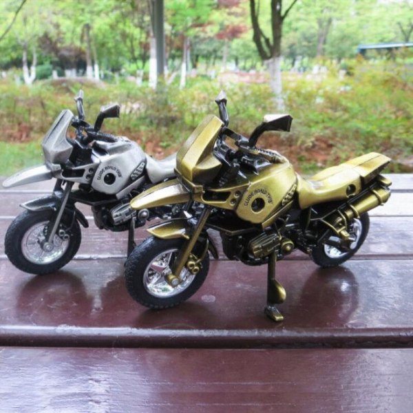 Fashion 3D Handmade Toy Simulation Mini Motorcycle Decoration Home Cafe Office Ornament Motorbike Model Sport Fans Gift Machine
