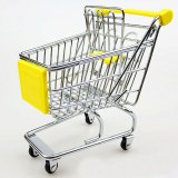 Classical 3D Handmade Car Model Shopping Cart Decoration Shopping Trolley Ornament Articles of Daily Use Souvenir Gift Artwork