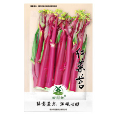 1500pcs Purple Choy Sum seeds Hon-Tsai Tai Kosaitai Flowering Cabbage