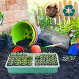 Nursery Pot Kit: 48-Cell Seed Starter with 8-Bead LED Grow Lights