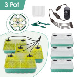 Warm Light Brilliance: 48-Cell Seed Starter Propagation Tray with 4 Beads LED