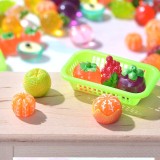 3D Orange Fruit Figurine Creative Earrings Keychain Handmade Phone Accessory DIY Jewelry Component