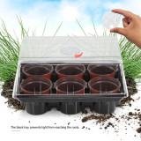 N295 Premium Seedling Kit with Drainage Holes and Clear Cover, Supports Healthy Root Development for Larger Seeds like Tomatoes & Eggplants