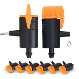 N304 Adjustable Drip Irrigation Head for Precise Water Flow Control - Durable & Compatible with 1/4’’ Tubing