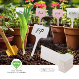 N305 T-shaped Plant Labels 15cm, Writable and Reusable for Indoor and Outdoor Gardens