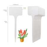 N305 T-shaped Plant Labels 15cm, Writable and Reusable for Indoor and Outdoor Gardens