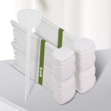 N308 Durable 19.5cm T-Shaped Plant Labels - Waterproof, Writable, PP Material with Reinforced Rod for Home Gardens and Greenhouses