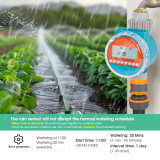 N338 Rain Sensor Irrigation Timer – Energy-Saving Digital Watering System with 8 Customizable Programs, Permanent Memory, and Eco-Friendly Design
