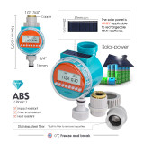 N339 Solar-Powered Garden Water Timer with 8 Customizable Schedules & Durable Solenoid Valve