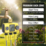 N365 FlowMaster Trizon Pro – Triple-Outlet Digital Water Timer with Custom Scheduling & Weather-Resistant