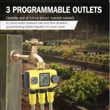 N365 FlowMaster Trizon Pro – Triple-Outlet Digital Water Timer with Custom Scheduling & Weather-Resistant