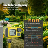 N367 Luxury Digital Hose Timer – 3 Watering Schedules, Large LCD Display, Brass Inlet, IP55 Waterproof for Garden & Lawn